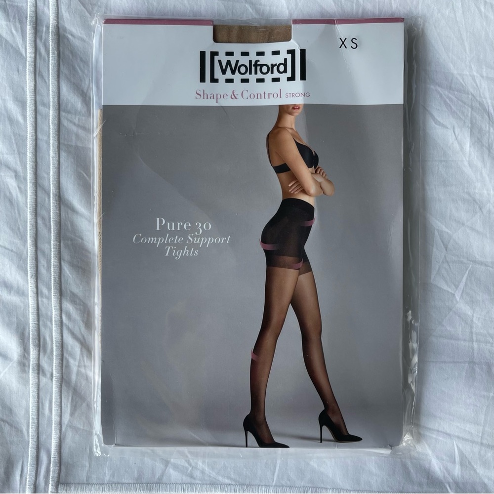 NWT Wolford Pure 30 Complete Support Tights XS